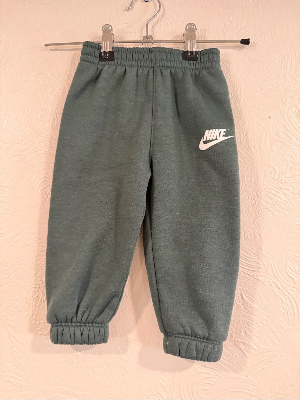 Nike 12M Old Olive Green Fleece Joggers